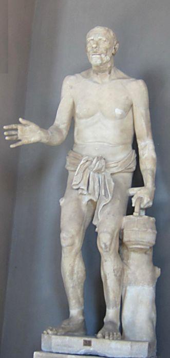 Раб. Римская статуя. (Музеи Ватикана) Фото Лимарева В.Н. 