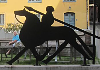 Гот на коне.(Бог Один на коне) Остров Готланд. Швеция. Фото Лимарева В.Н. 