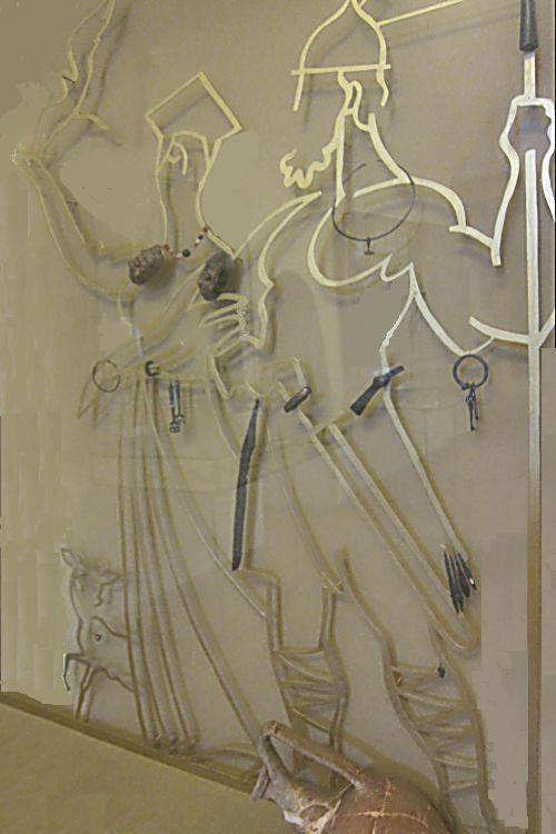 Князь и княгиня. Экспозиция 10 века в Псковском музее. Фото Лимарева В.Н.